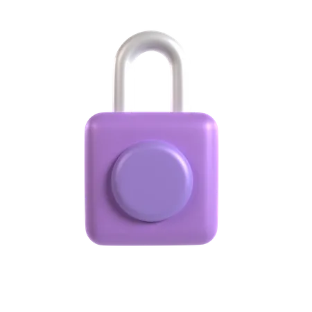 Padlock  3D Illustration