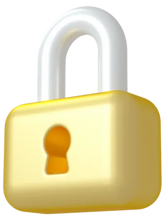 Padlock  3D Illustration