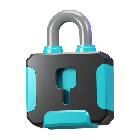 Padlock  3D Illustration