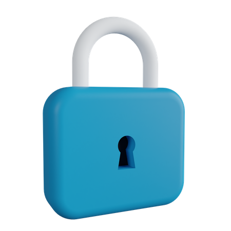 Padlock  3D Illustration