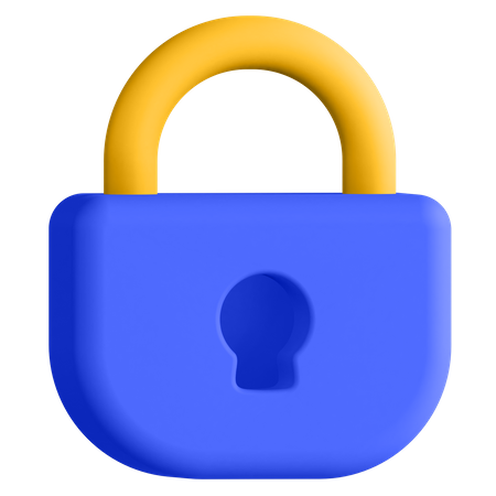 Padlock  3D Illustration