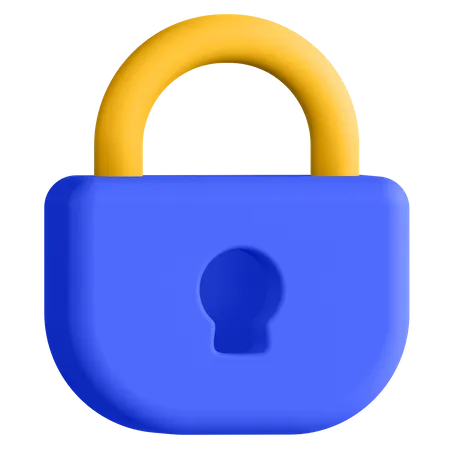 Padlock  3D Illustration