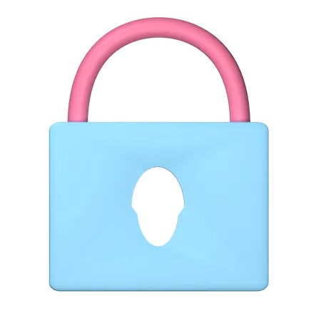 Padlock  3D Illustration