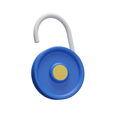 Padlock  3D Illustration