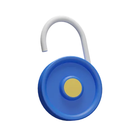 Padlock  3D Illustration