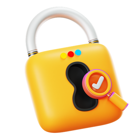 Padlock  3D Illustration