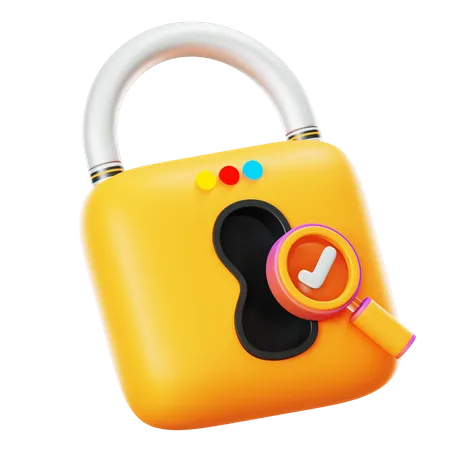 Padlock  3D Illustration