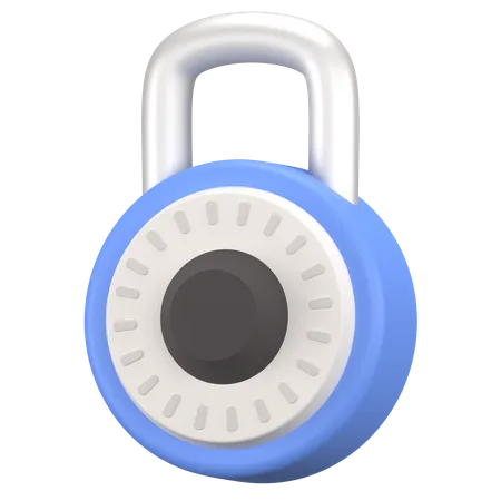 Symbol Of Protection Through Lock 3D Icon
