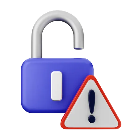 Padlock Internet Security  3D Icon