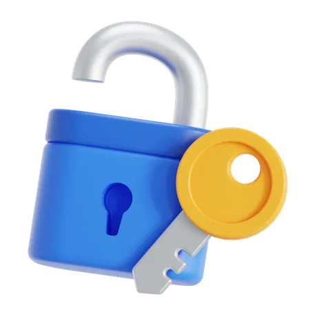 Padlock open  3D Icon