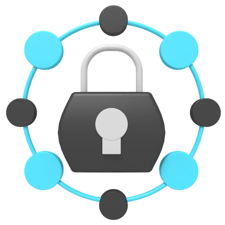 Padlock Security  3D Icon