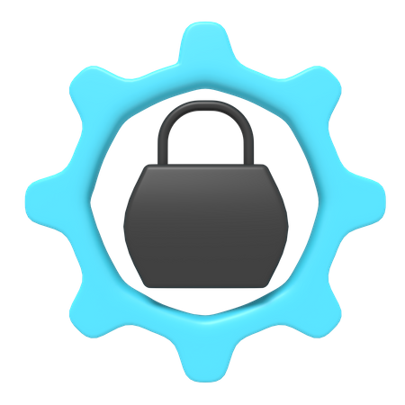 Padlock Setting  3D Icon