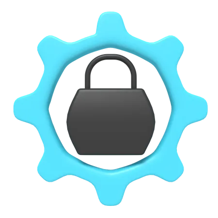 Padlock Setting  3D Icon