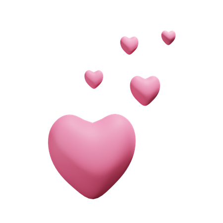 Padrão de coração  3D Icon