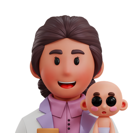Paediatrician  3D Icon