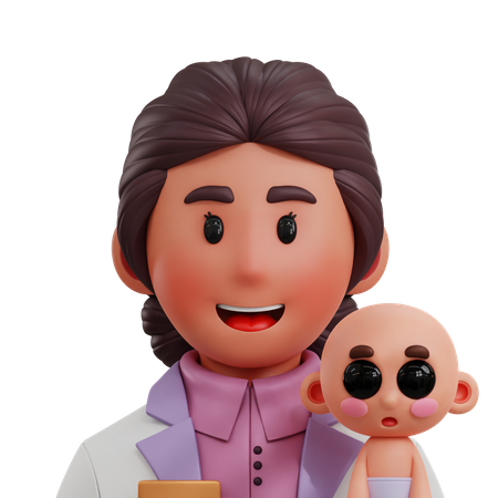 Paediatrician 3D Icon