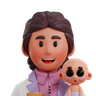 pediatrician emoji 3d