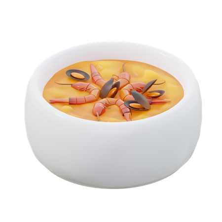 Paella  3D Icon