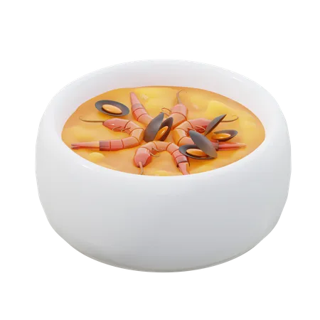 Paella  3D Icon