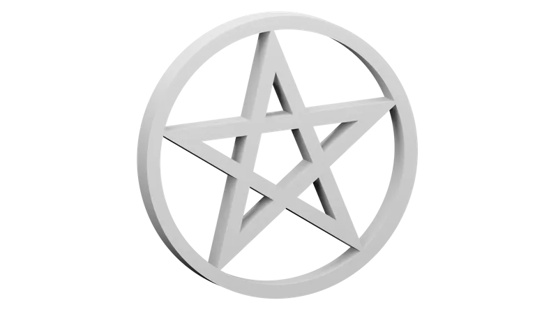 Pagam Religious Symbol  3D Illustration