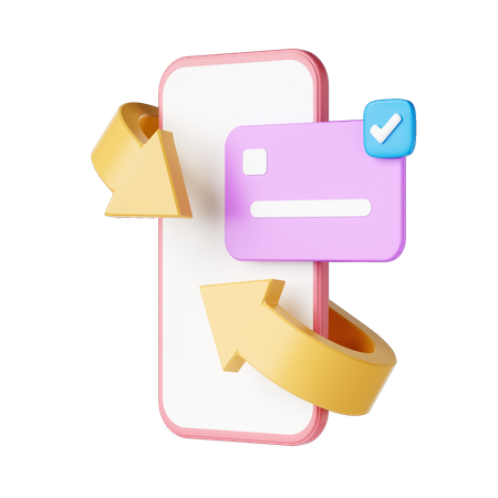 Reembolso de pagamento  3D Icon