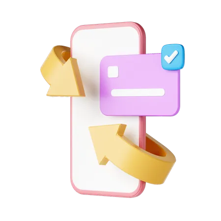 Reembolso de pagamento  3D Icon