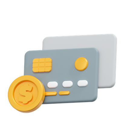 Pagamento com cartão  3D Icon