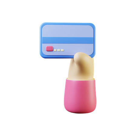Pagamento com cartão  3D Icon