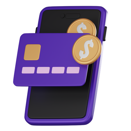 Pagamento com cartão  3D Icon