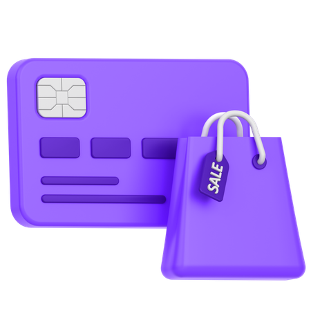 Pagamento com cartão  3D Icon