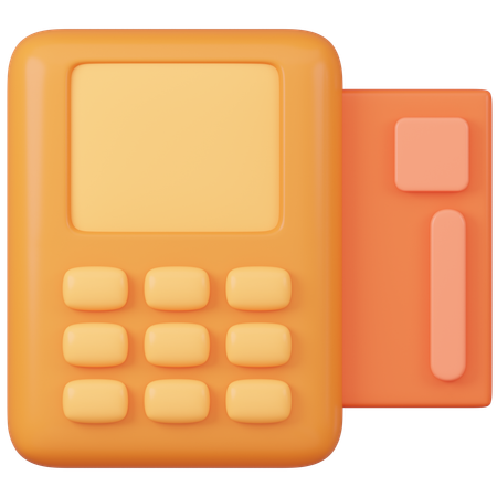 Pagamento com cartão de crédito  3D Icon