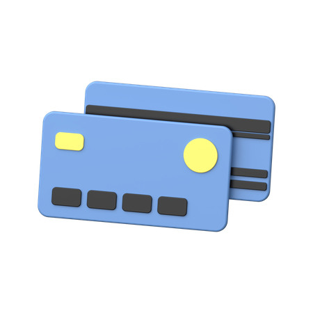 Pagamento com cartão de crédito  3D Icon