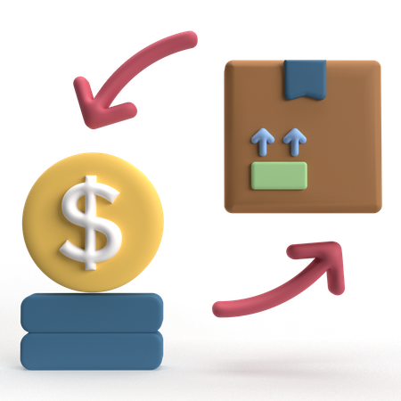 Pagamento de entrega  3D Icon