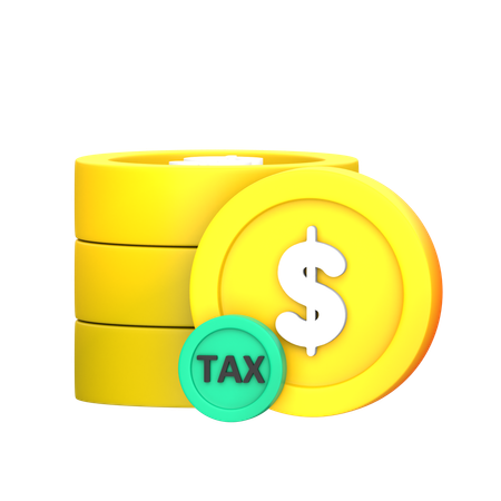 Pagamento de taxa  3D Icon