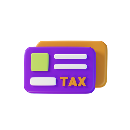 Pagamento de taxa  3D Icon