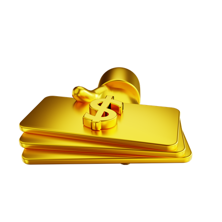 Pagamento em dinheiro  3D Icon