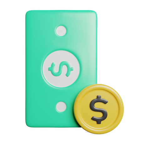 Pagamento em dinheiro  3D Icon
