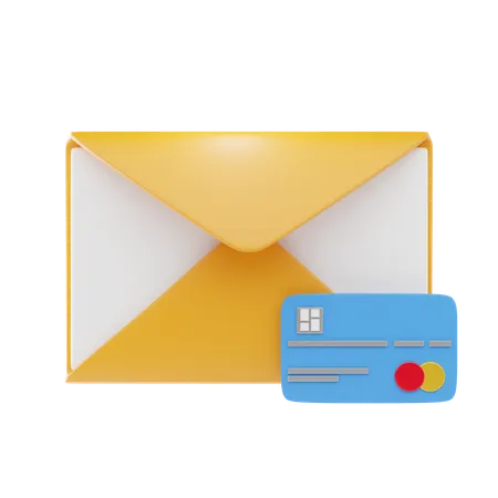 E-mail de pagamento  3D Icon