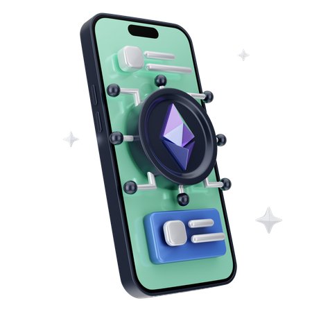 Pagamento etéreo  3D Icon