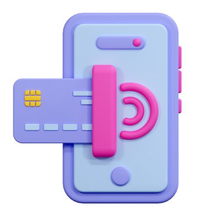 Pagamento móvel  3D Icon