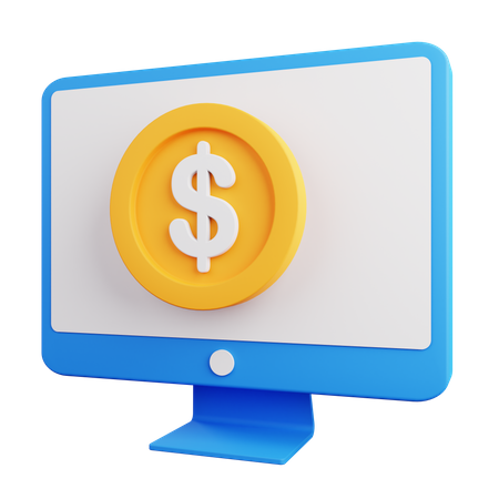 Pagamento online  3D Icon