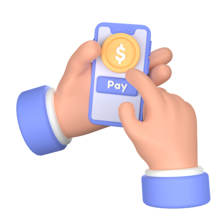 Pagamento online  3D Icon