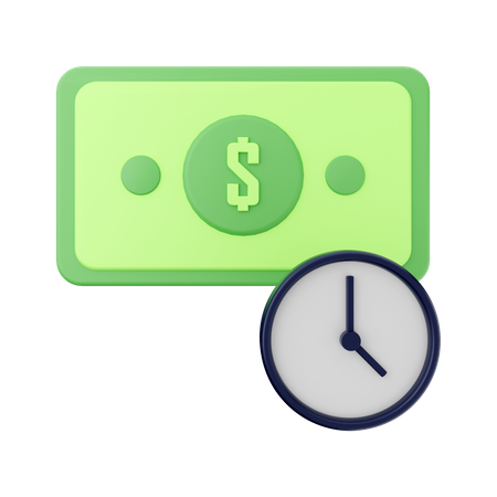Pagamento Pendente  3D Icon