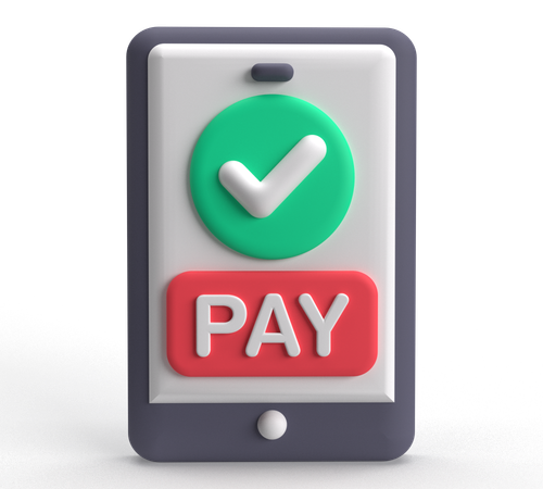 Pagamento sem dinheiro  3D Icon
