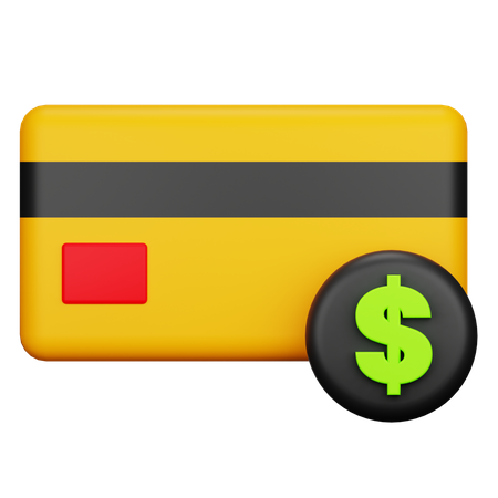 Pagamento sem dinheiro  3D Icon