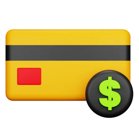 Pagamento sem dinheiro  3D Icon