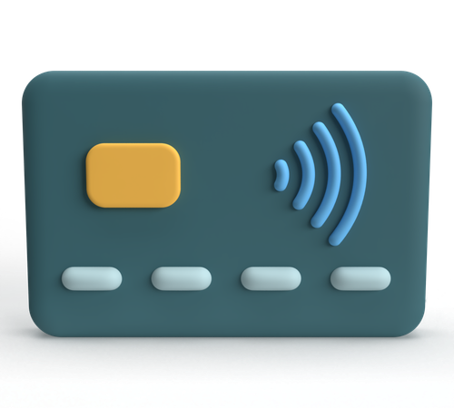 Pagamento sem dinheiro  3D Icon