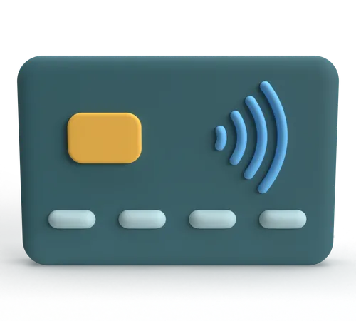 Pagamento sem dinheiro  3D Icon