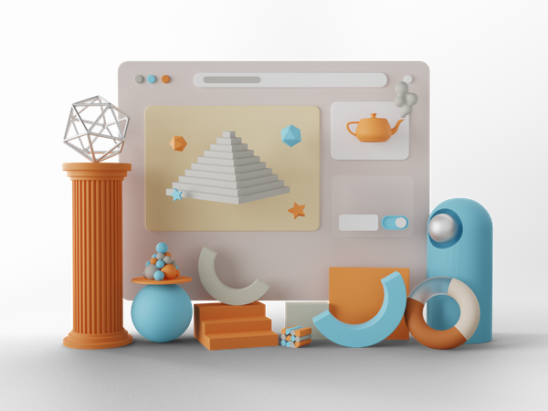 Page d'accueil  3D Icon