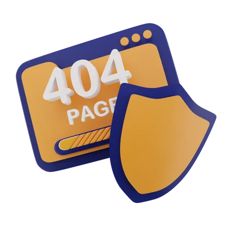 Page d'erreur  3D Icon